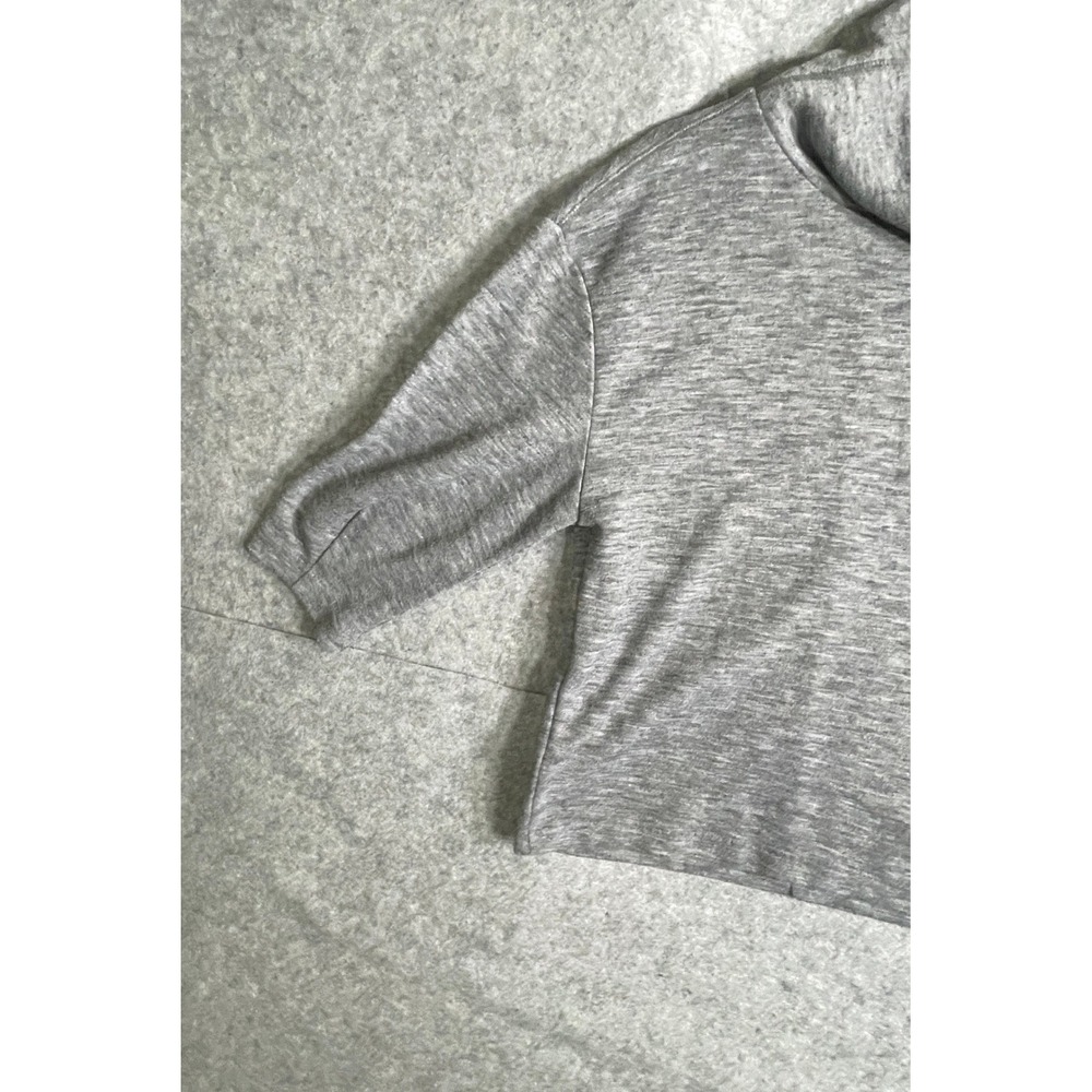 Banana Republic Womens Mock Neck 3/4 Sleeve Heathered Grey Knit Top Small - Picture 7 of 10